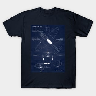 URSS Lavochkin La5 Blueprint T-Shirt